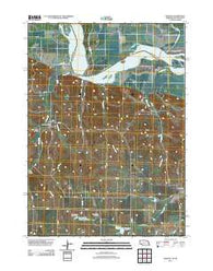 Maskell Nebraska Historical topographic map, 1:24000 scale, 7.5 X 7.5 Minute, Year 2011