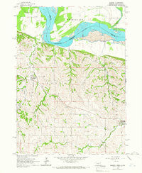Maskell Nebraska Historical topographic map, 1:24000 scale, 7.5 X 7.5 Minute, Year 1964