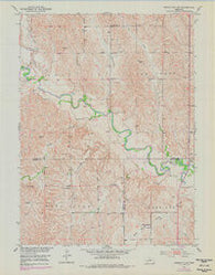 Mason City SW Nebraska Historical topographic map, 1:24000 scale, 7.5 X 7.5 Minute, Year 1951