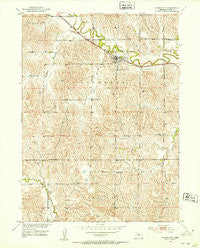 Mason City Nebraska Historical topographic map, 1:24000 scale, 7.5 X 7.5 Minute, Year 1951