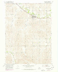 Mason City Nebraska Historical topographic map, 1:24000 scale, 7.5 X 7.5 Minute, Year 1951