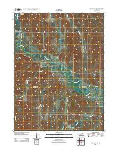 Mason City SW Nebraska Historical topographic map, 1:24000 scale, 7.5 X 7.5 Minute, Year 2011