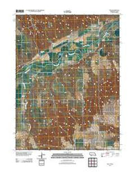 Max Nebraska Historical topographic map, 1:24000 scale, 7.5 X 7.5 Minute, Year 2011