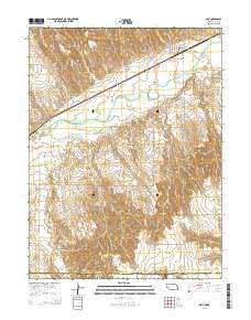 Max Nebraska Current topographic map, 1:24000 scale, 7.5 X 7.5 Minute, Year 2014