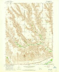 Max NE Nebraska Historical topographic map, 1:24000 scale, 7.5 X 7.5 Minute, Year 1962