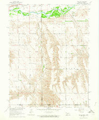 Max SE Nebraska Historical topographic map, 1:24000 scale, 7.5 X 7.5 Minute, Year 1962