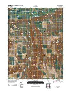 Max SE Nebraska Historical topographic map, 1:24000 scale, 7.5 X 7.5 Minute, Year 2011