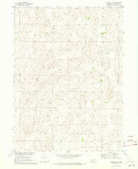 Maxwell NE Nebraska Historical topographic map, 1:24000 scale, 7.5 X 7.5 Minute, Year 1970
