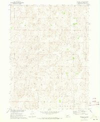 Maxwell NE Nebraska Historical topographic map, 1:24000 scale, 7.5 X 7.5 Minute, Year 1970