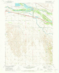 Maxwell SW Nebraska Historical topographic map, 1:24000 scale, 7.5 X 7.5 Minute, Year 1970