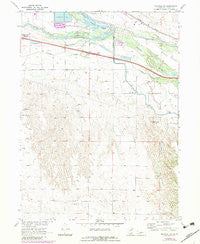 Maxwell SW Nebraska Historical topographic map, 1:24000 scale, 7.5 X 7.5 Minute, Year 1970