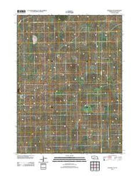 Maxwell NE Nebraska Historical topographic map, 1:24000 scale, 7.5 X 7.5 Minute, Year 2011