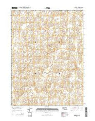 Maxwell NE Nebraska Current topographic map, 1:24000 scale, 7.5 X 7.5 Minute, Year 2014