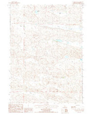 Mayhew Lake Nebraska Historical topographic map, 1:24000 scale, 7.5 X 7.5 Minute, Year 1987