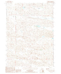 Mayhew Lake Nebraska Historical topographic map, 1:24000 scale, 7.5 X 7.5 Minute, Year 1987