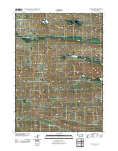Mayhew Lake Nebraska Historical topographic map, 1:24000 scale, 7.5 X 7.5 Minute, Year 2011