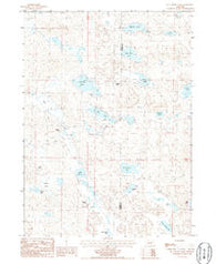McCarthy Lake Nebraska Historical topographic map, 1:24000 scale, 7.5 X 7.5 Minute, Year 1986