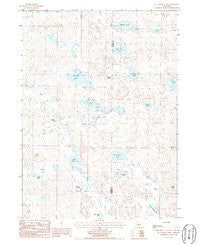 McCarthy Lake Nebraska Historical topographic map, 1:24000 scale, 7.5 X 7.5 Minute, Year 1986