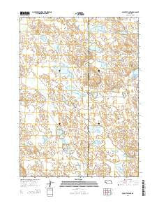 McCarthy Lake Nebraska Current topographic map, 1:24000 scale, 7.5 X 7.5 Minute, Year 2014