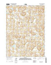 McCarty Lake Nebraska Current topographic map, 1:24000 scale, 7.5 X 7.5 Minute, Year 2014