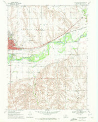 McCook East Nebraska Historical topographic map, 1:24000 scale, 7.5 X 7.5 Minute, Year 1970