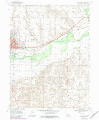 McCook East Nebraska Historical topographic map, 1:24000 scale, 7.5 X 7.5 Minute, Year 1970