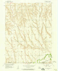McCook SE Nebraska Historical topographic map, 1:24000 scale, 7.5 X 7.5 Minute, Year 1957