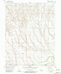 McCook SE Nebraska Historical topographic map, 1:24000 scale, 7.5 X 7.5 Minute, Year 1957