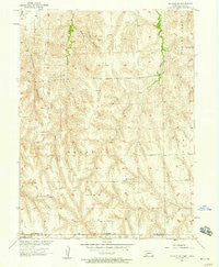 McCook SW Nebraska Historical topographic map, 1:24000 scale, 7.5 X 7.5 Minute, Year 1957