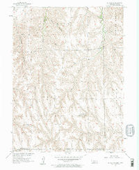 McCook SW Nebraska Historical topographic map, 1:24000 scale, 7.5 X 7.5 Minute, Year 1957