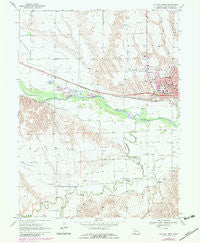 McCook West Nebraska Historical topographic map, 1:24000 scale, 7.5 X 7.5 Minute, Year 1970