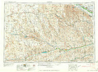McCook Nebraska Historical topographic map, 1:250000 scale, 1 X 2 Degree, Year 1958