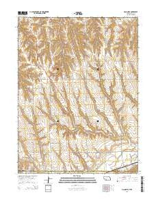 McCook SE Nebraska Current topographic map, 1:24000 scale, 7.5 X 7.5 Minute, Year 2014