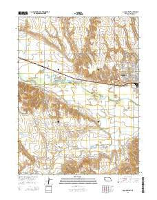 McCook West Nebraska Current topographic map, 1:24000 scale, 7.5 X 7.5 Minute, Year 2014