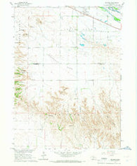 McGrew Nebraska Historical topographic map, 1:24000 scale, 7.5 X 7.5 Minute, Year 1965