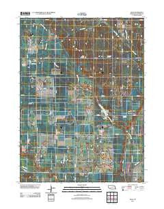 Mead Nebraska Historical topographic map, 1:24000 scale, 7.5 X 7.5 Minute, Year 2011