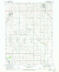 Mead Nebraska Historical topographic map, 1:24000 scale, 7.5 X 7.5 Minute, Year 1969