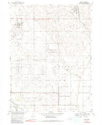 Mead Nebraska Historical topographic map, 1:24000 scale, 7.5 X 7.5 Minute, Year 1969