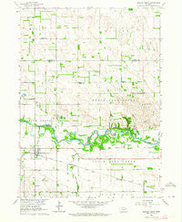 Meadow Grove Nebraska Historical topographic map, 1:24000 scale, 7.5 X 7.5 Minute, Year 1963