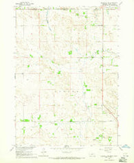 Meadville NE Nebraska Historical topographic map, 1:24000 scale, 7.5 X 7.5 Minute, Year 1964