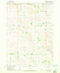 Meadville NE Nebraska Historical topographic map, 1:24000 scale, 7.5 X 7.5 Minute, Year 1964