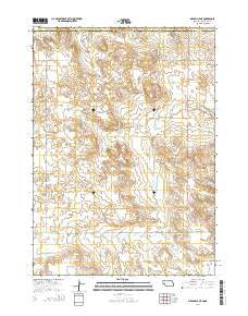 Meadville NE Nebraska Current topographic map, 1:24000 scale, 7.5 X 7.5 Minute, Year 2014
