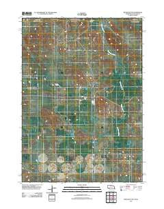 Meadville NW Nebraska Historical topographic map, 1:24000 scale, 7.5 X 7.5 Minute, Year 2011