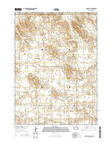 Meadville NW Nebraska Current topographic map, 1:24000 scale, 7.5 X 7.5 Minute, Year 2014