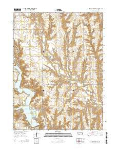 Medicine Creek Dam Nebraska Current topographic map, 1:24000 scale, 7.5 X 7.5 Minute, Year 2014