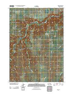 Meek Nebraska Historical topographic map, 1:24000 scale, 7.5 X 7.5 Minute, Year 2011