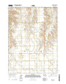 Meek SW Nebraska Current topographic map, 1:24000 scale, 7.5 X 7.5 Minute, Year 2014