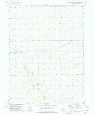 Melton Ranch Airport Nebraska Historical topographic map, 1:24000 scale, 7.5 X 7.5 Minute, Year 1973