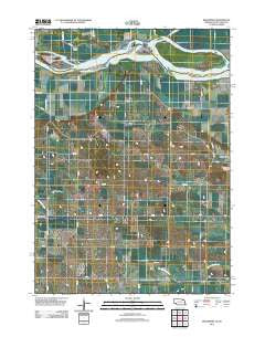 Menominee Nebraska Historical topographic map, 1:24000 scale, 7.5 X 7.5 Minute, Year 2011