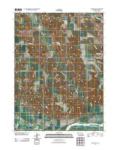 Merchiston Nebraska Historical topographic map, 1:24000 scale, 7.5 X 7.5 Minute, Year 2011